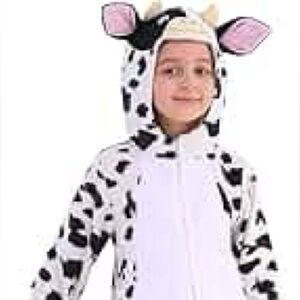 Simple Black and White Cow Print Onesie